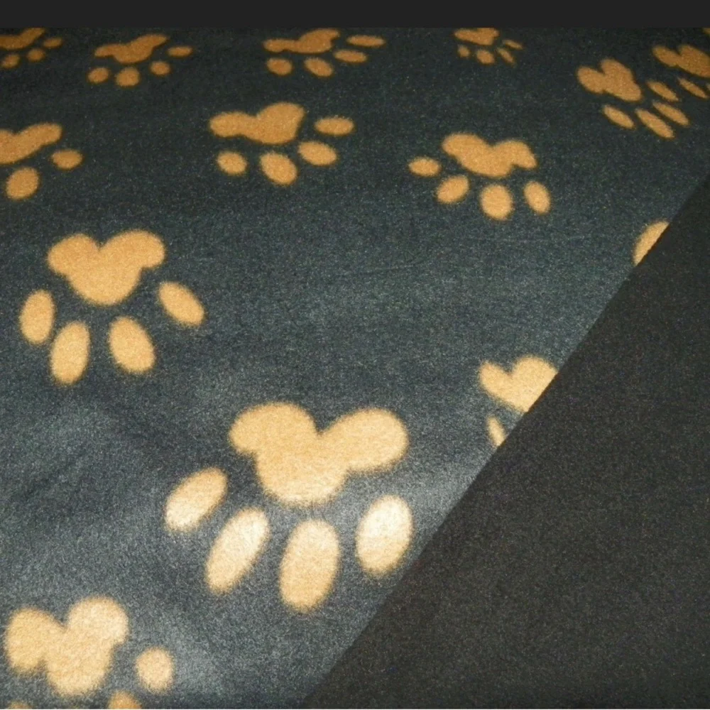 Cat or Dog Reversible Double Fleece Blanket 26”x30”
